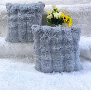 Rabbit Fur Decorative Pillow Cases