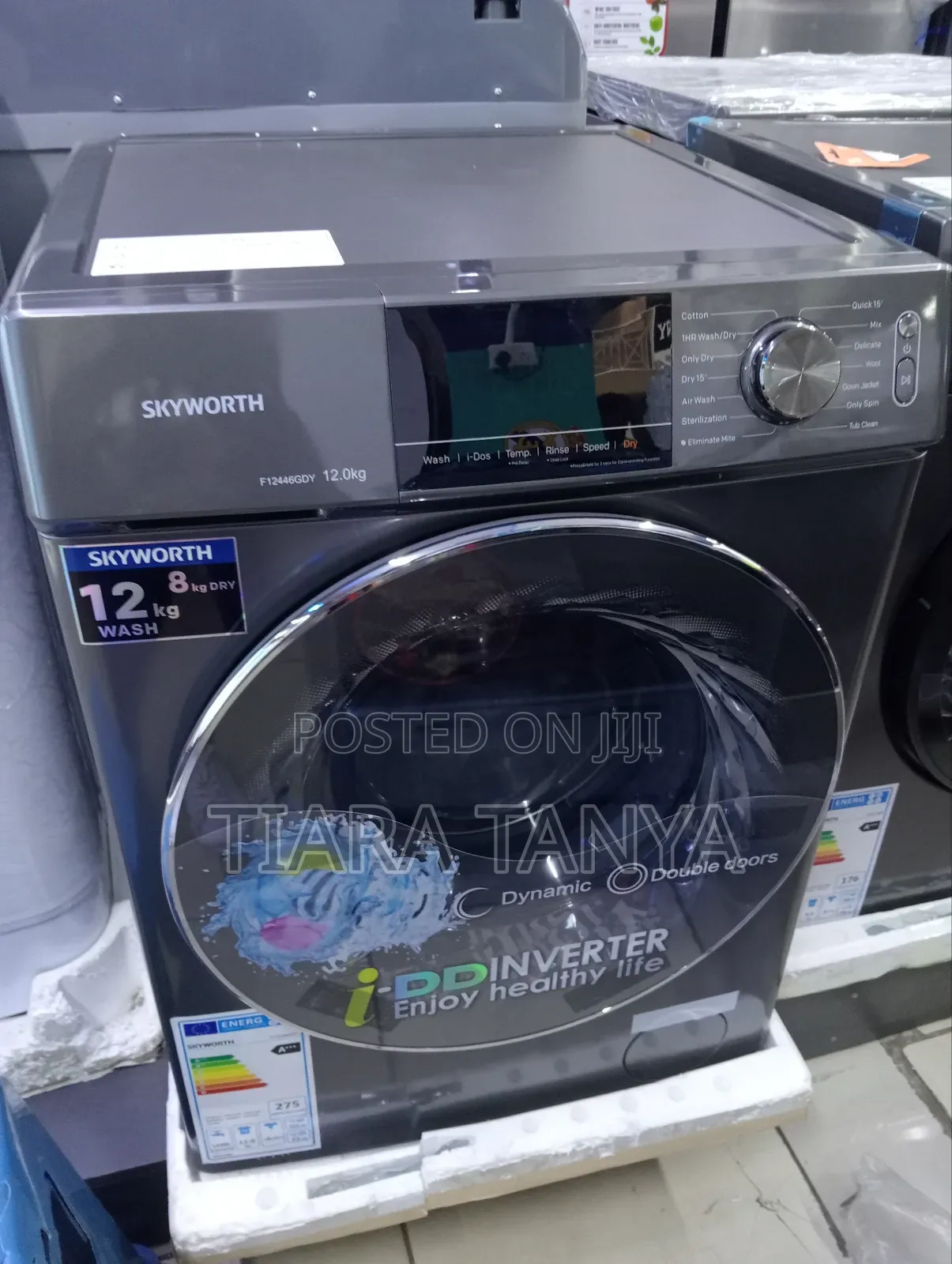 Skyworth F12446gdy 12kg Washer 8kg Dryer Front Load Washin