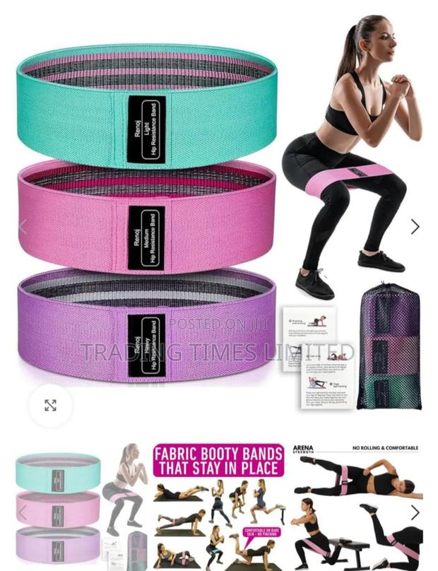 Set of 3 Fabric Resistant Bands - main view