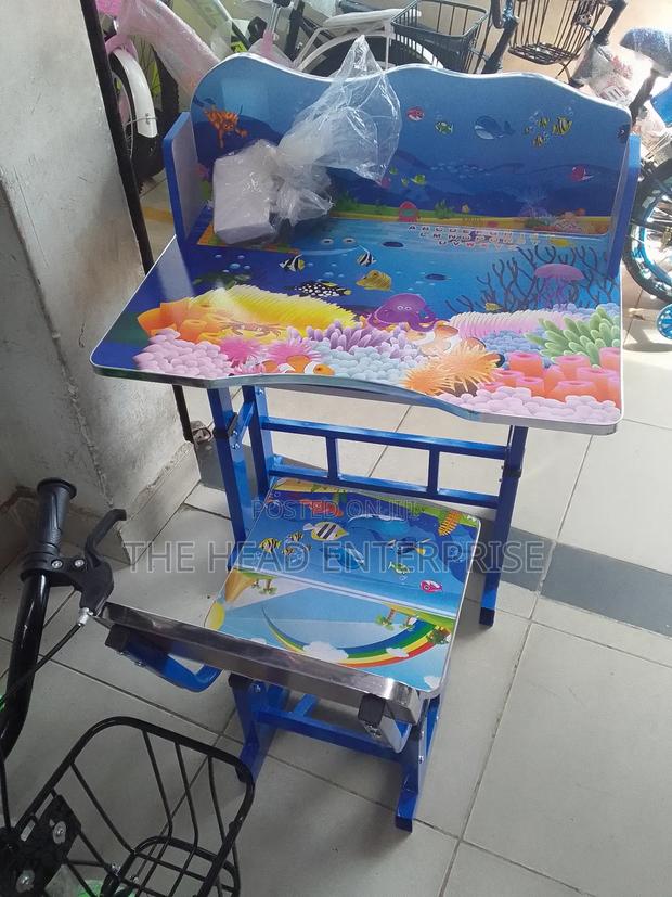 Kids Comfy Desk Blue Color - thumbnail 4