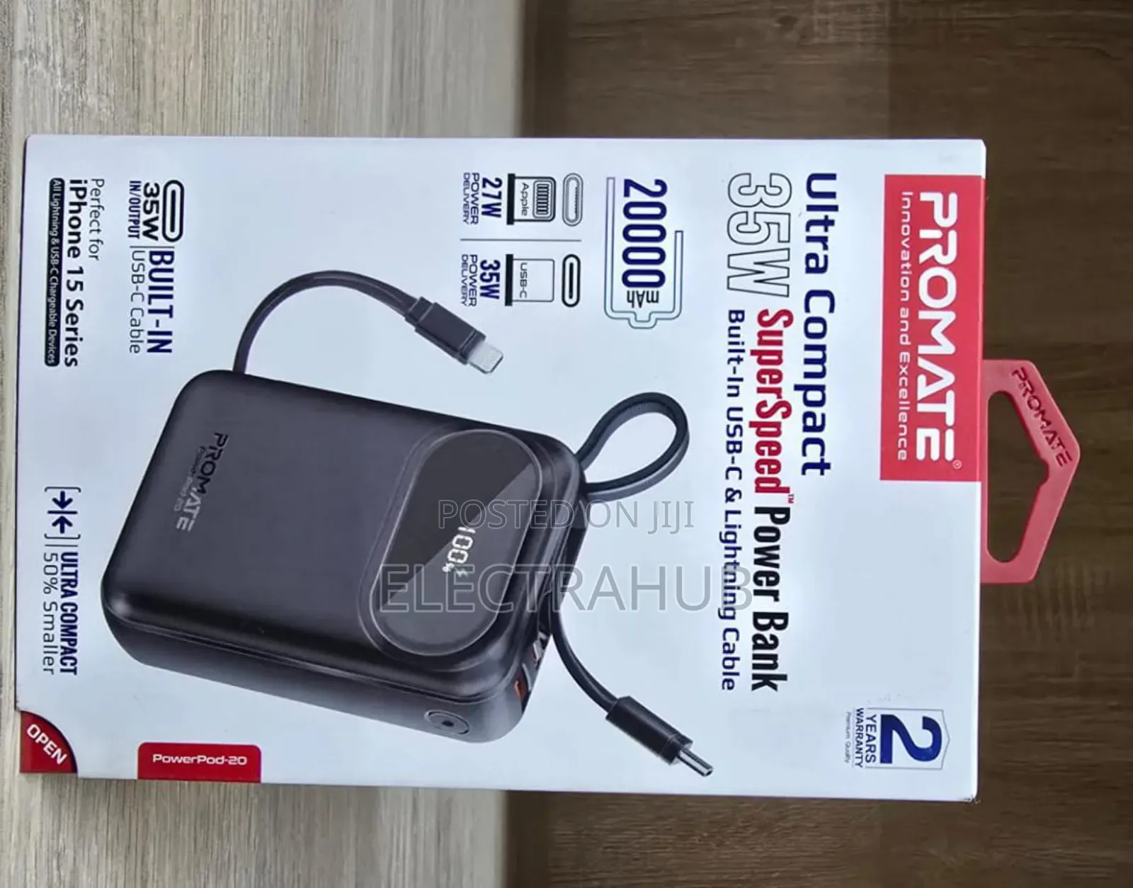 Promate Powerpod-20 35W Powerbank New Sealed in a Shop