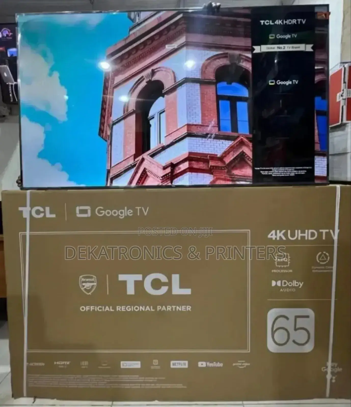 TCL 65′′ 65c655 Qled Pro Classic Google Tv