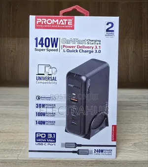 Promate Ganport 140w Super-Speed Charging Station New Sealed