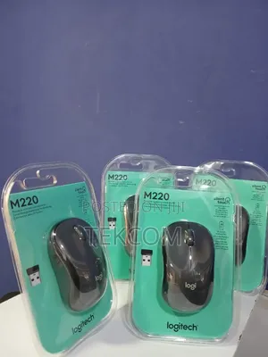 Logitech Wireless Mouse Silent M220 - White