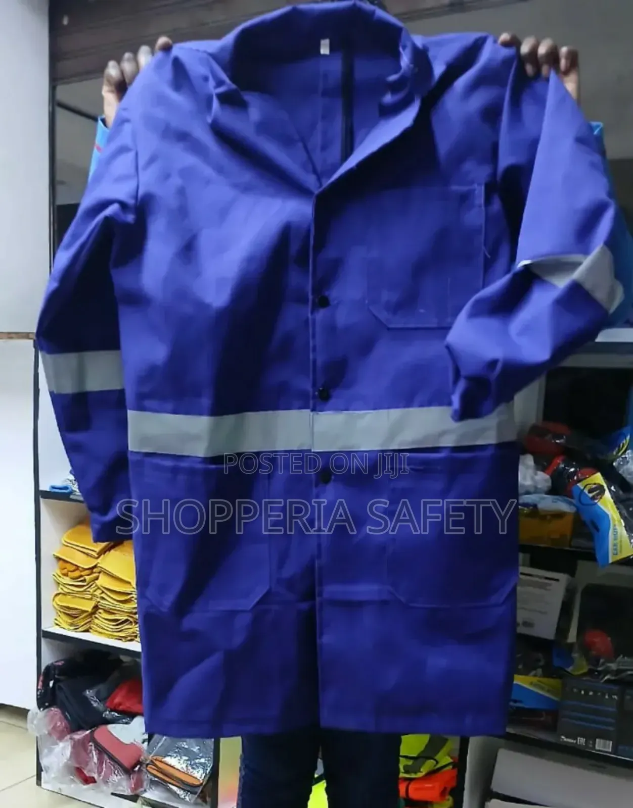 Reflective Royal Blue Dustcoat