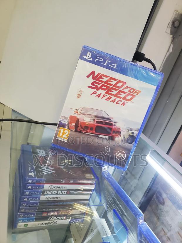 NFS Payback Playstation 4 - main view