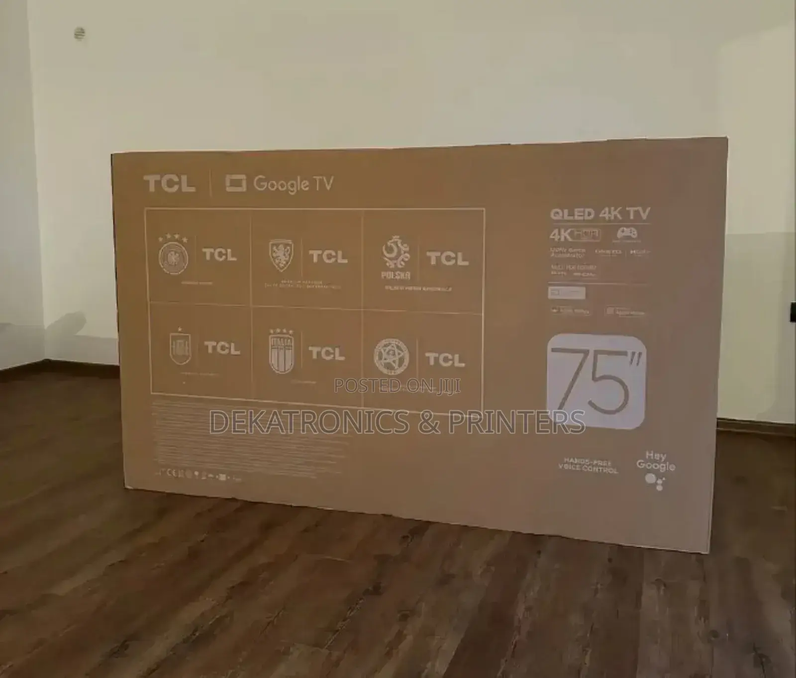 TCL 75" Inch (New 2024) Qled Pro Smart Google Tv – 75c655