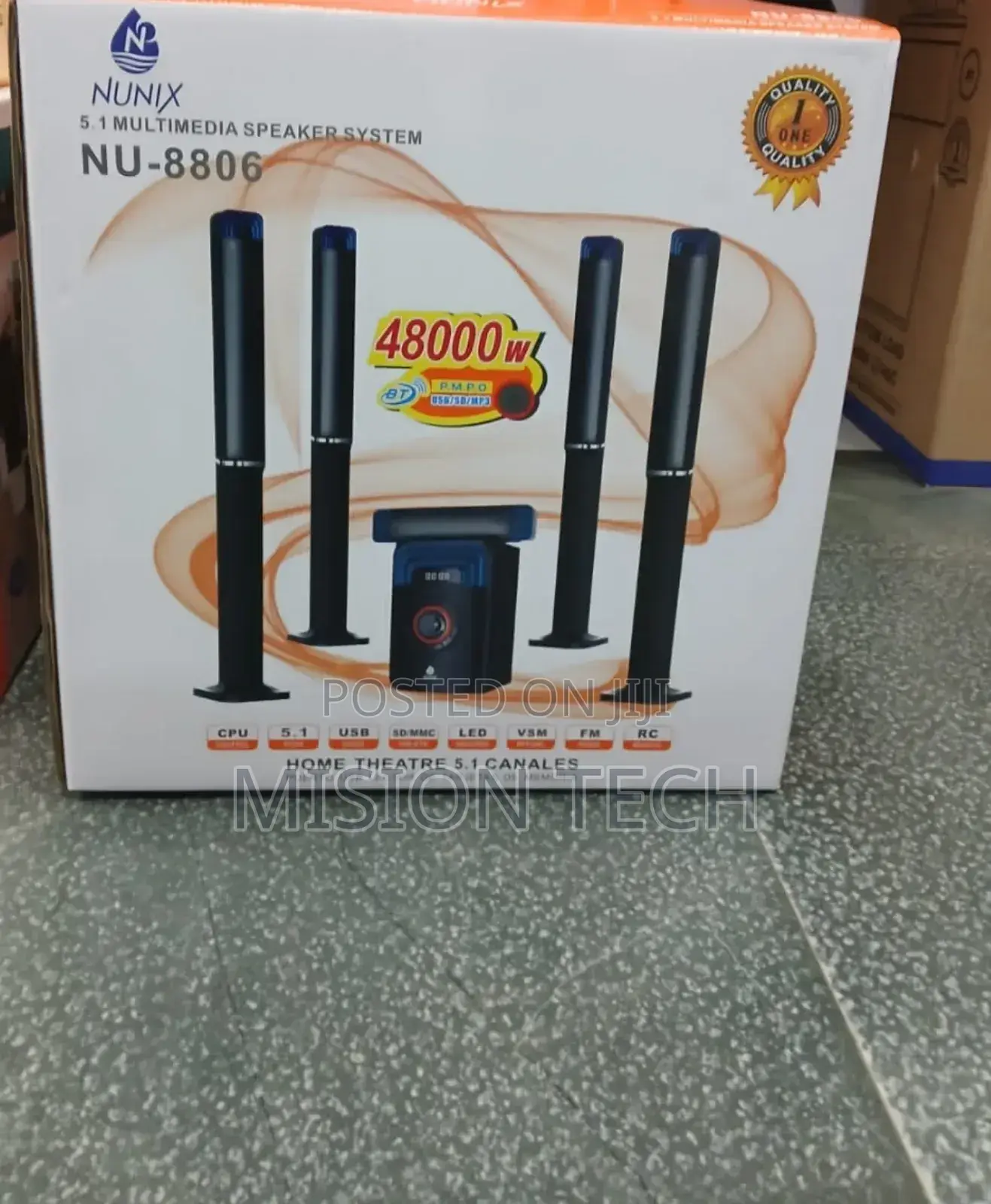Nunix NU-8806 5.1CH Deluxe Home Theater System 