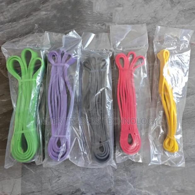 Set of 5 Resistance Bands With Handle With Door Anchor