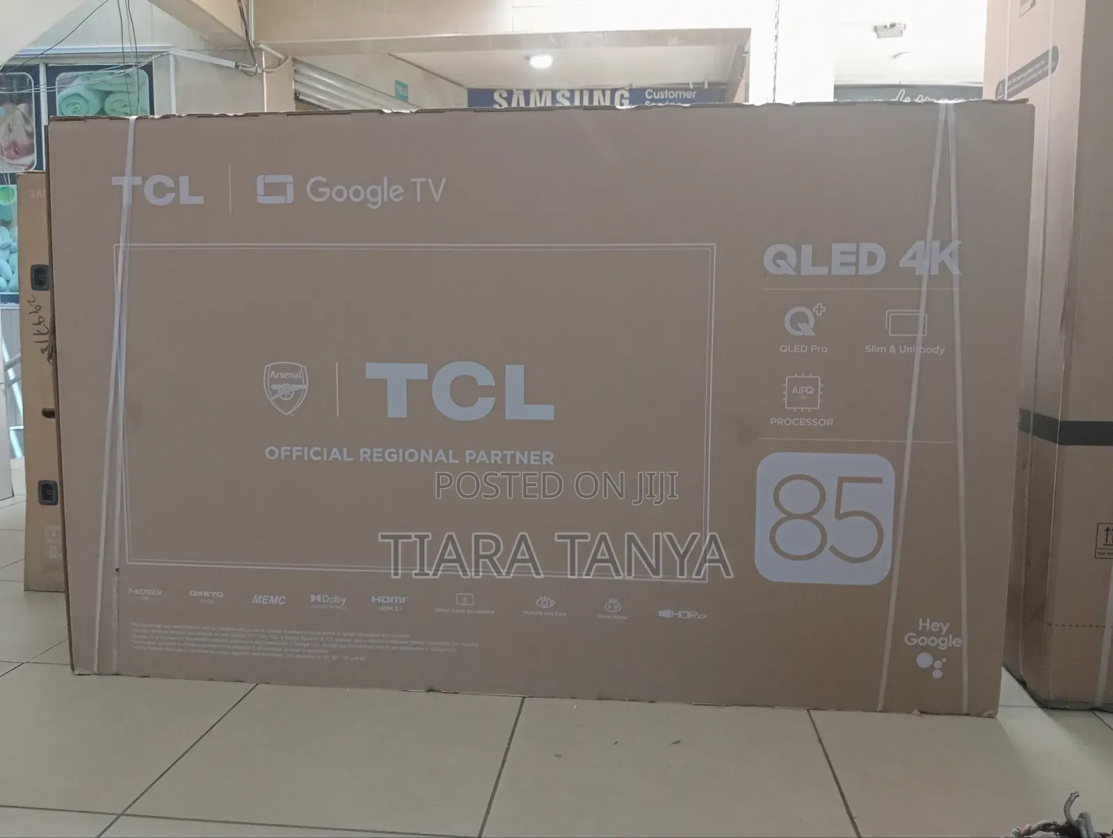 85" TCL Qled Uhd Tv