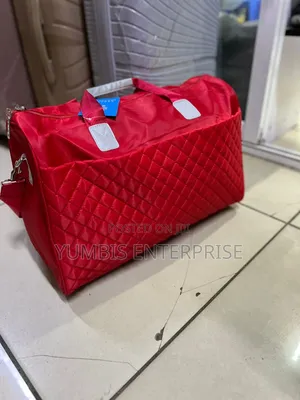 Emery Rose Gold Quilted Waterproof Travel Bags
