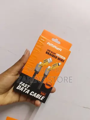 Amaya 4 in 1 Data Transfer Cable Fast Charging Cable 1m