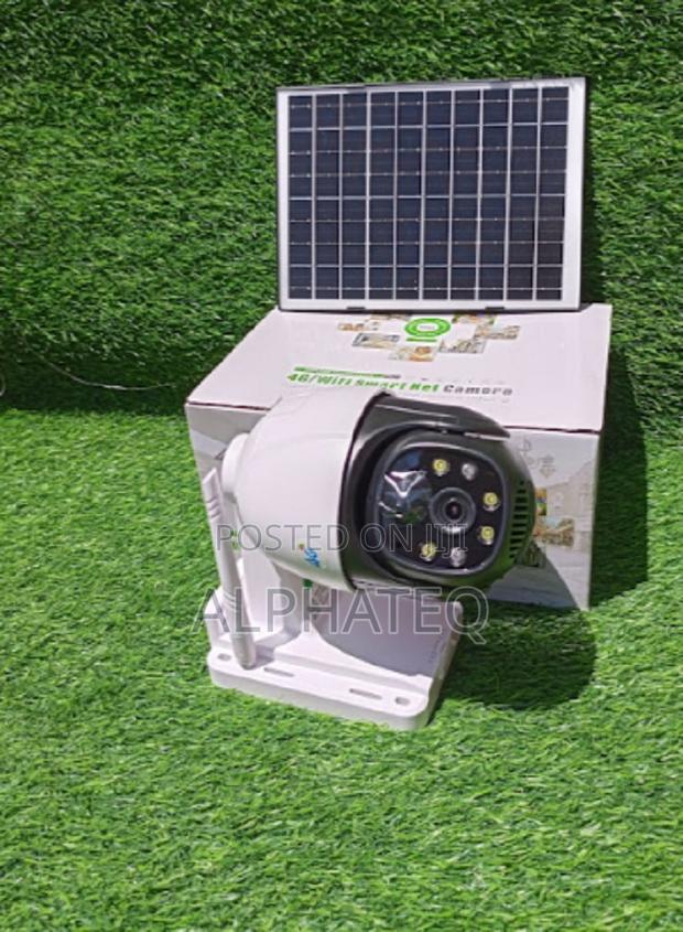 V380 Solar Camera + Solar Panel Built in Battery for Night T - main view