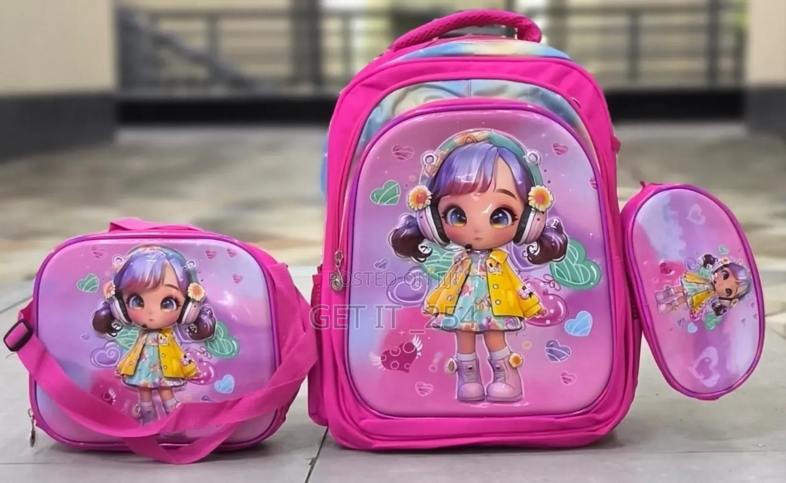 .*3 In 1 School Bags*

▪ Size 42cm*30cm*18cm.
▪Suita