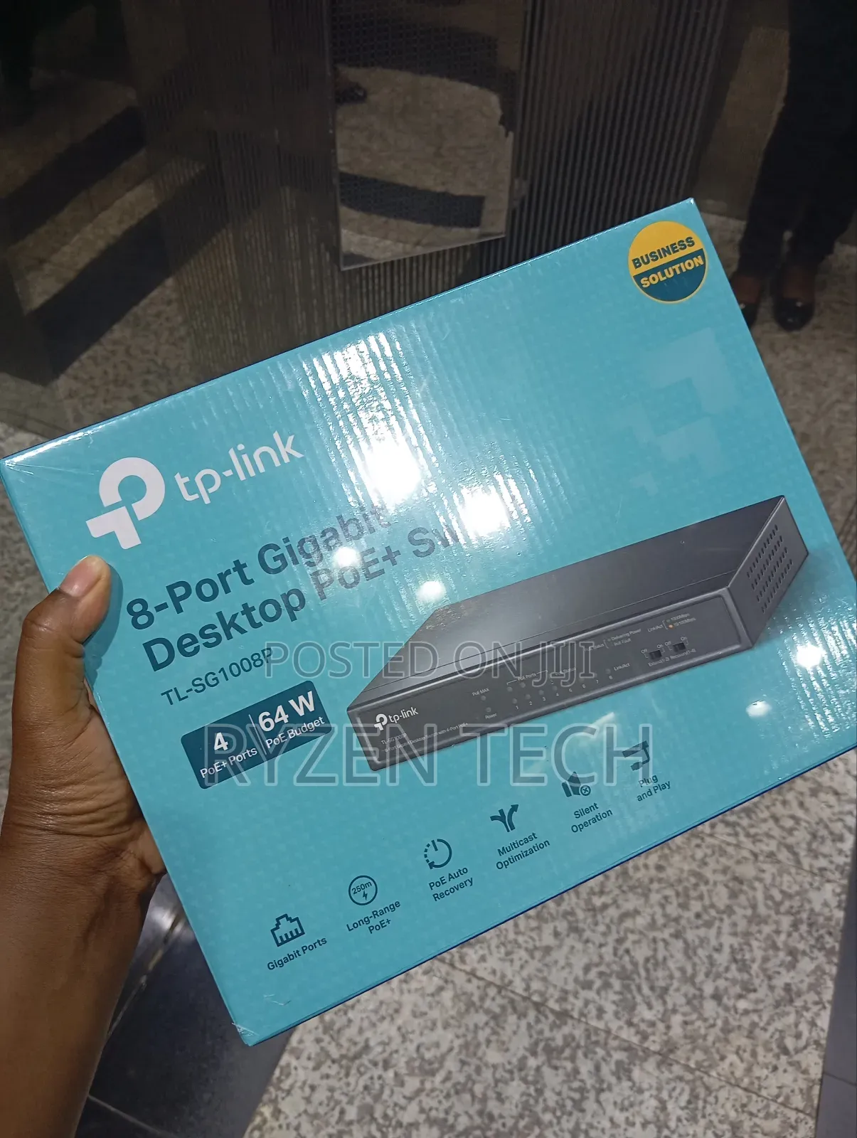 Tp-Link Poe 8 Port Switch/ Sg1008p 8 Port Switch
