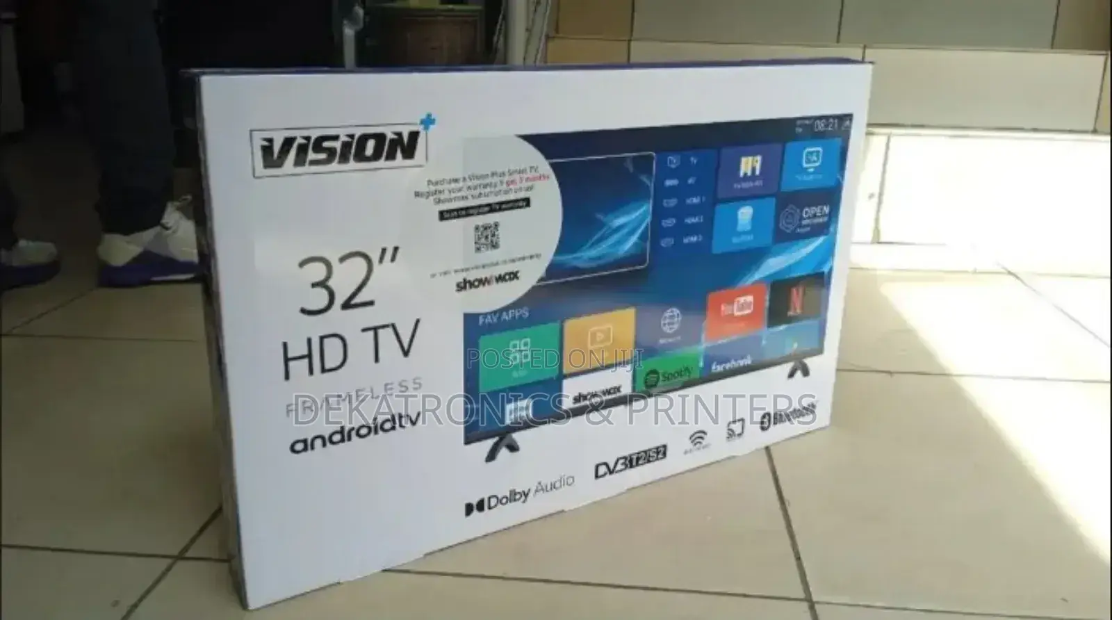 32" Inch Vision Plus Frameless Smart Tv