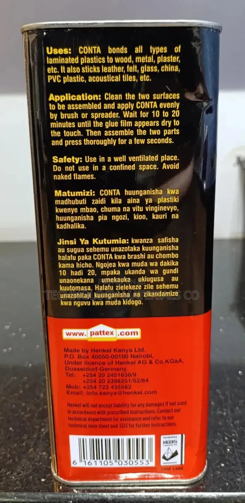 CONTA Universal Contact Adhesive(4 Litres)