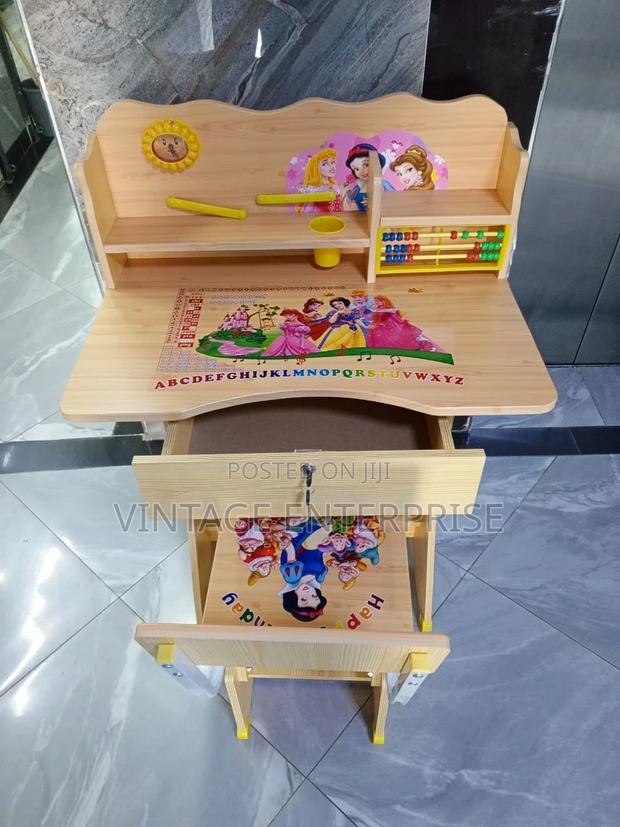 Kids Wooden Study Desk - main view