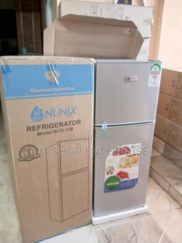 ! Nunix 138L Double Door Fridge BCD-138