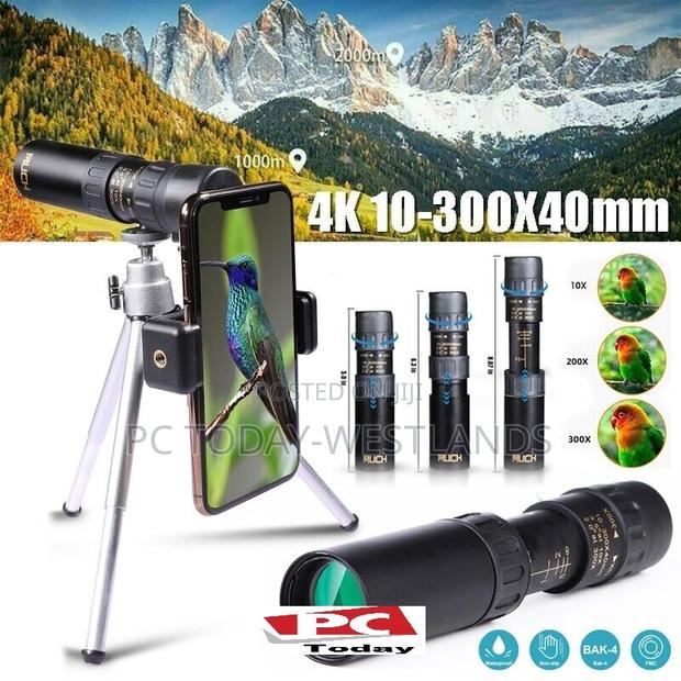 Portable Monocular 10-300x40mm Day Night Vision Telescope