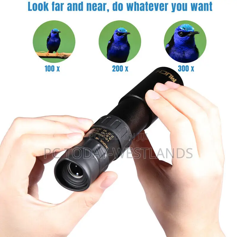 Portable Monocular 10-300x40mm Day Night Vision Telescope