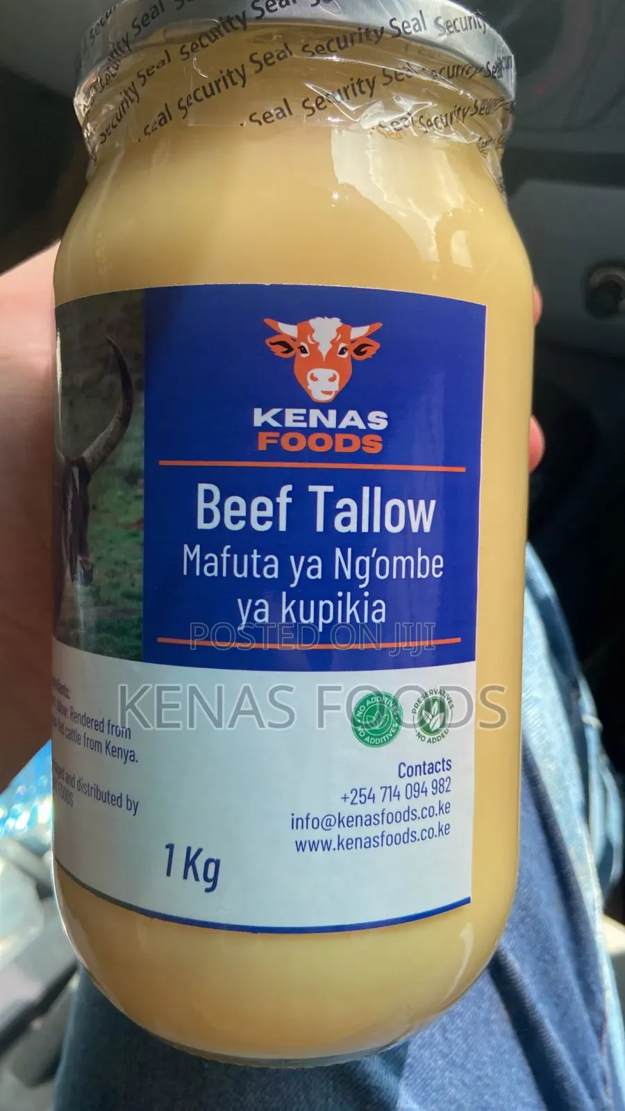 Beef Tallow -Glass Jar
