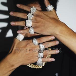 Hip-Hop Silver Gold Rustfree Rings - thumbnail 2