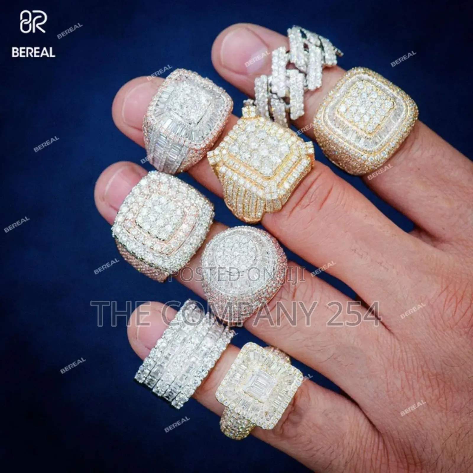 Hip-Hop Silver Gold Rustfree Rings