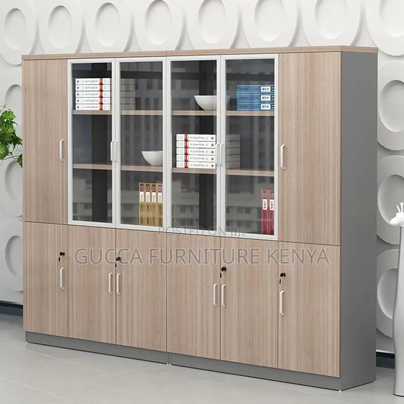 Cabinets:3-Door Simple Lateral Filing Office Cabinet
