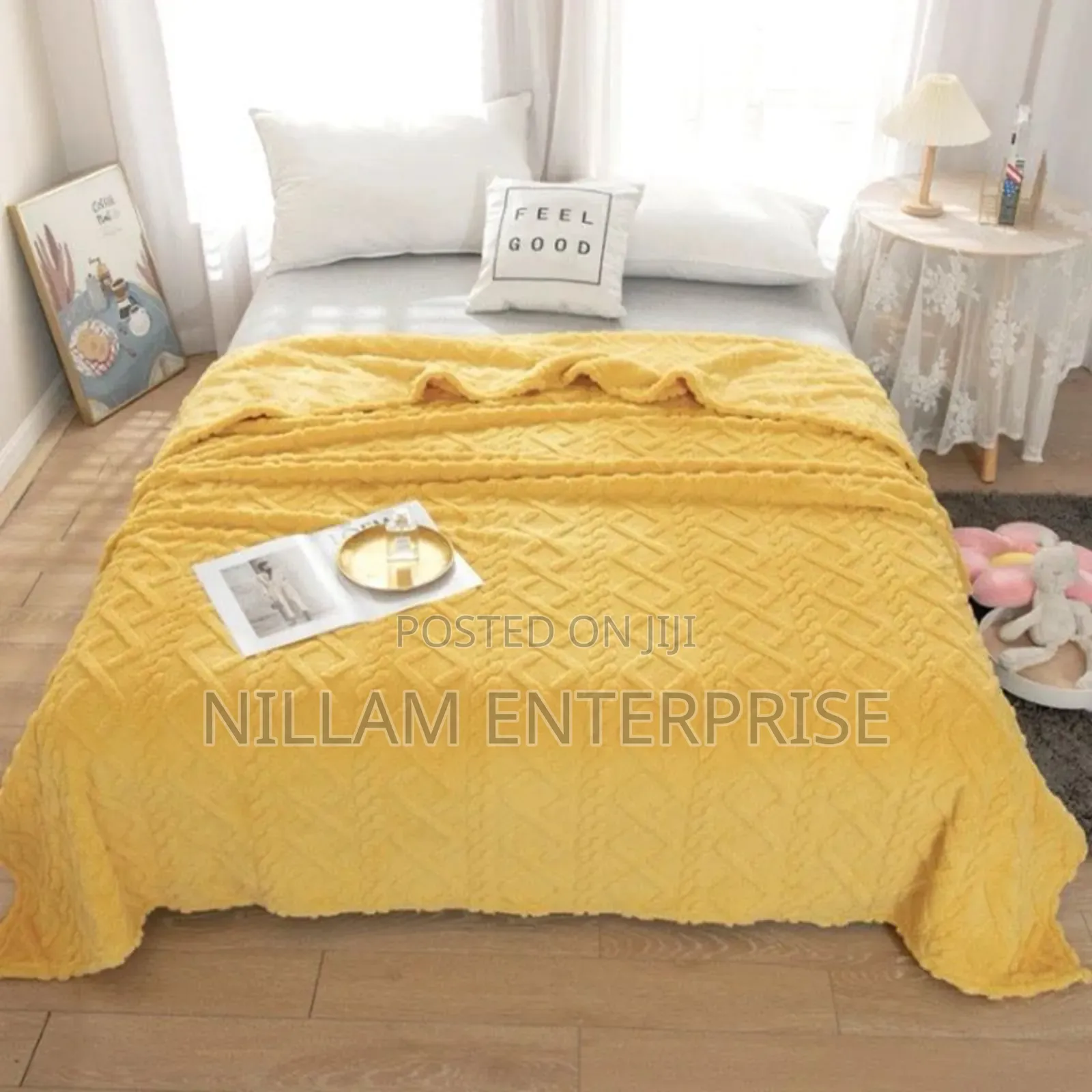 Solid Colour Flannel Blanket