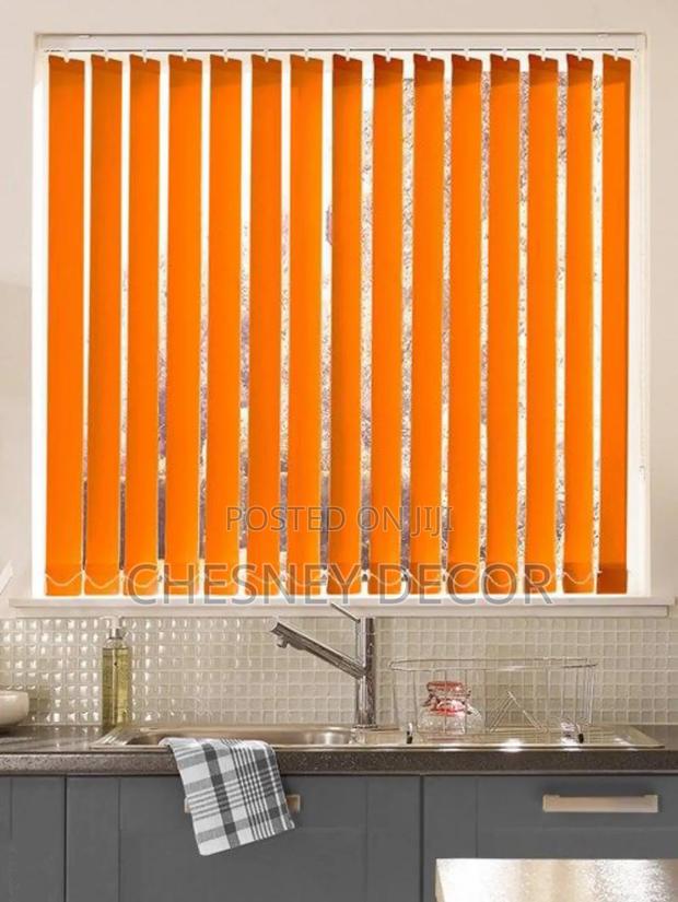 Orange Kitchen Blinds - main view