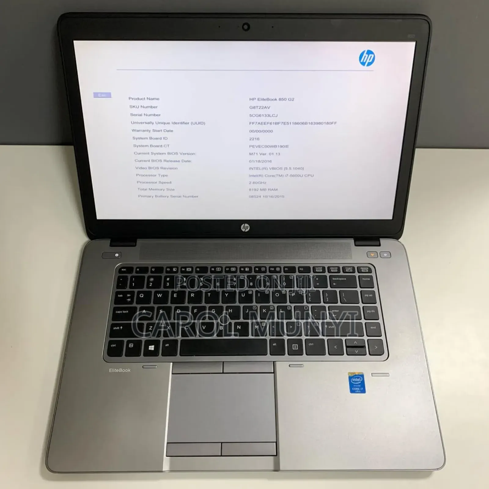 New Laptop HP EliteBook 840 G2 8GB Intel Core i5 HDD 500GB