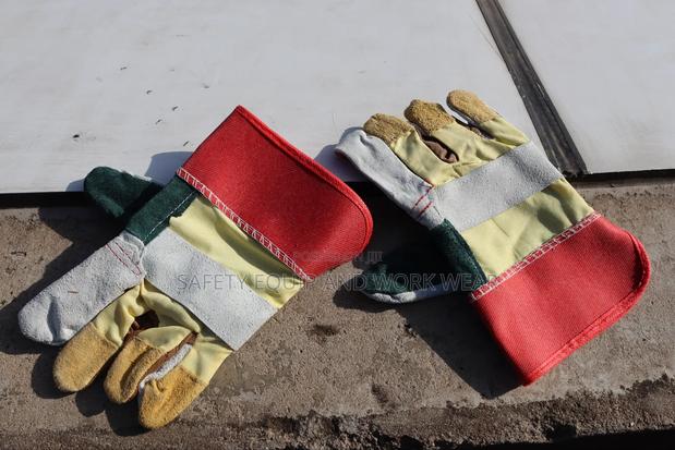 Half-length Leather Gloves - main view