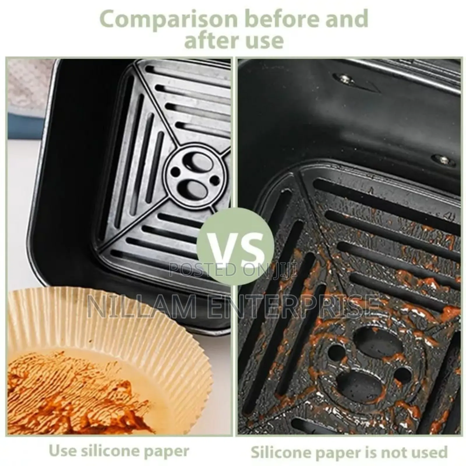 Rectangular Air Fryer Paper 100 PCS