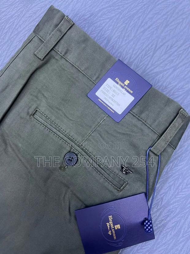 Original Quality Casuals Business Hard Khaki Trousers - thumbnail 4