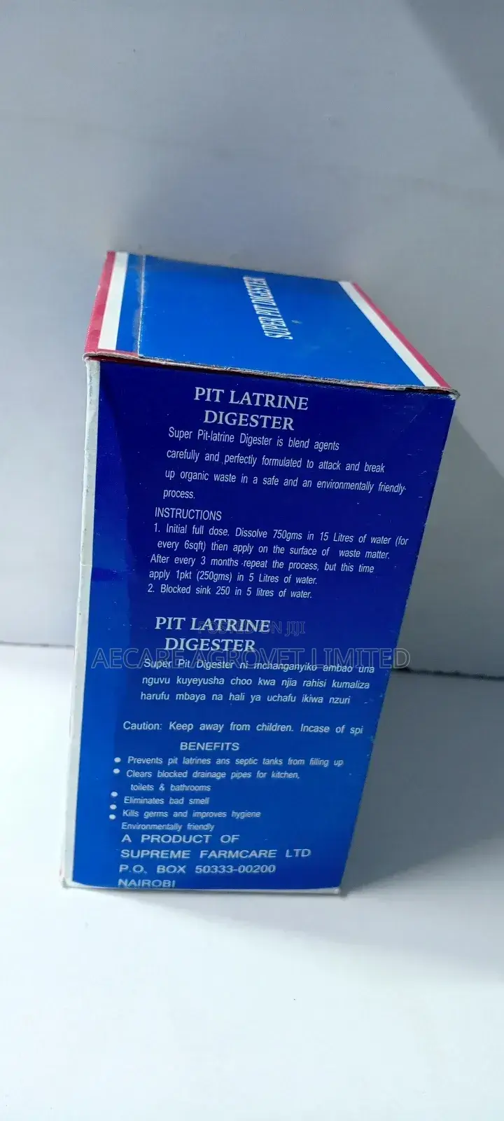 Super Pit Digester 250g,750g for Pit Latrines, Septic Tanks