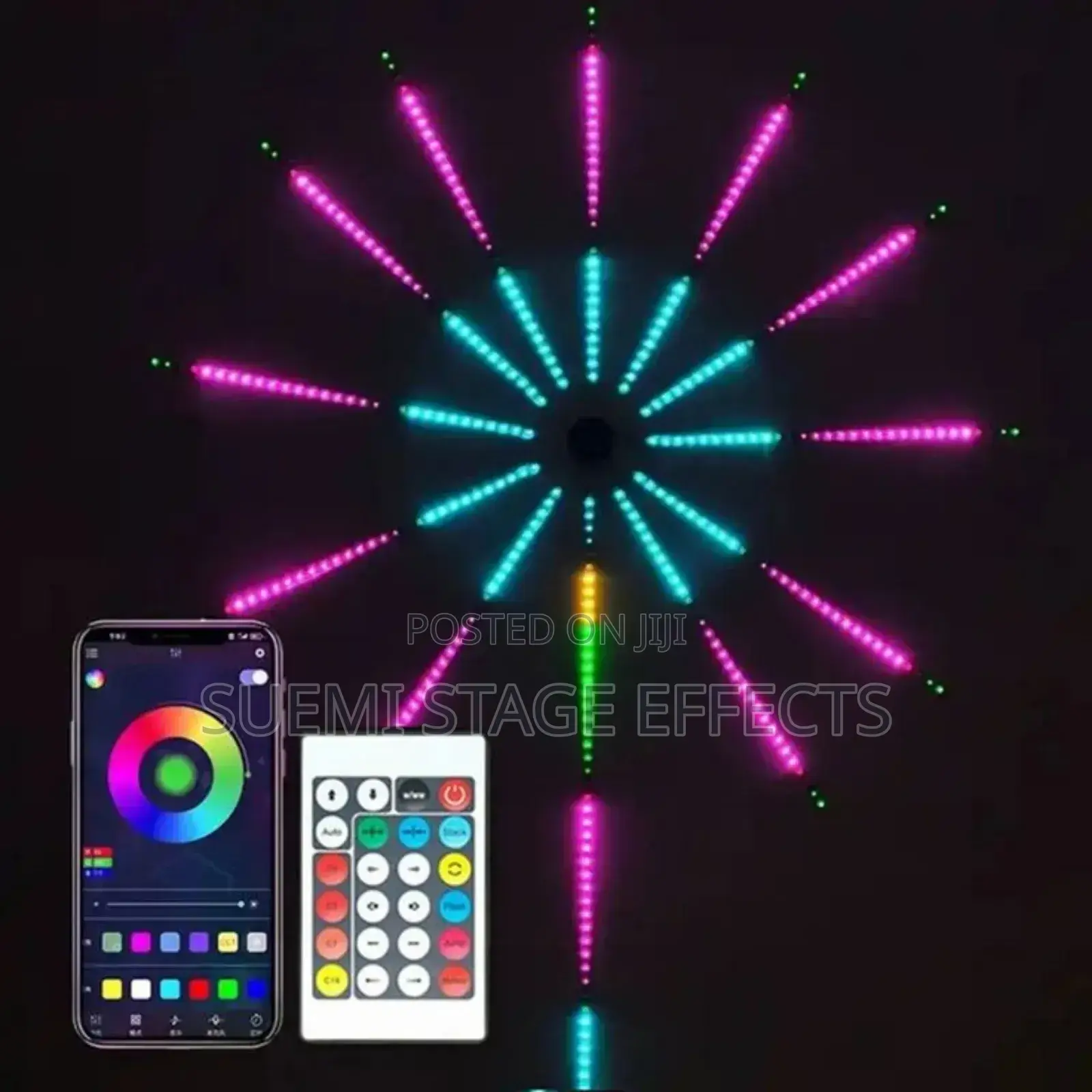 Smart Control LED RGB Fireworks Light for Your Home