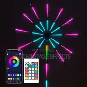 Smart Control LED RGB Fireworks Light for Your Home