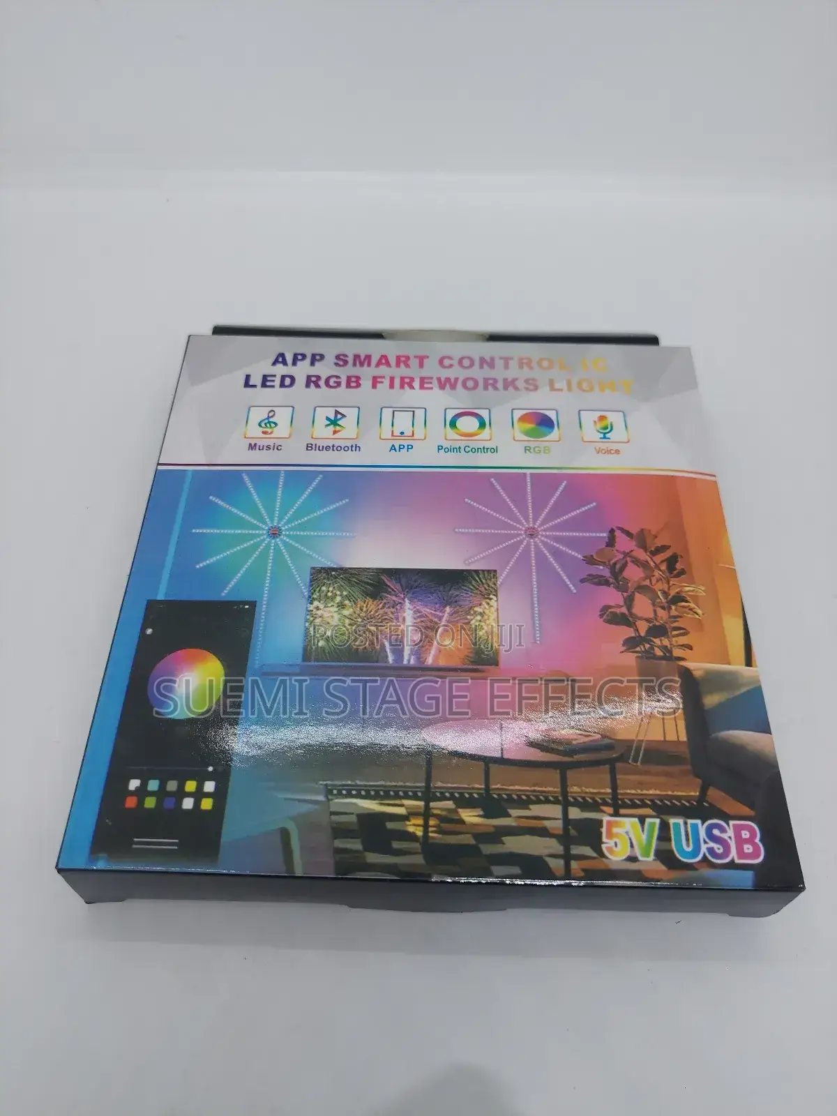 Smart Control LED RGB Fireworks Light for Your Home