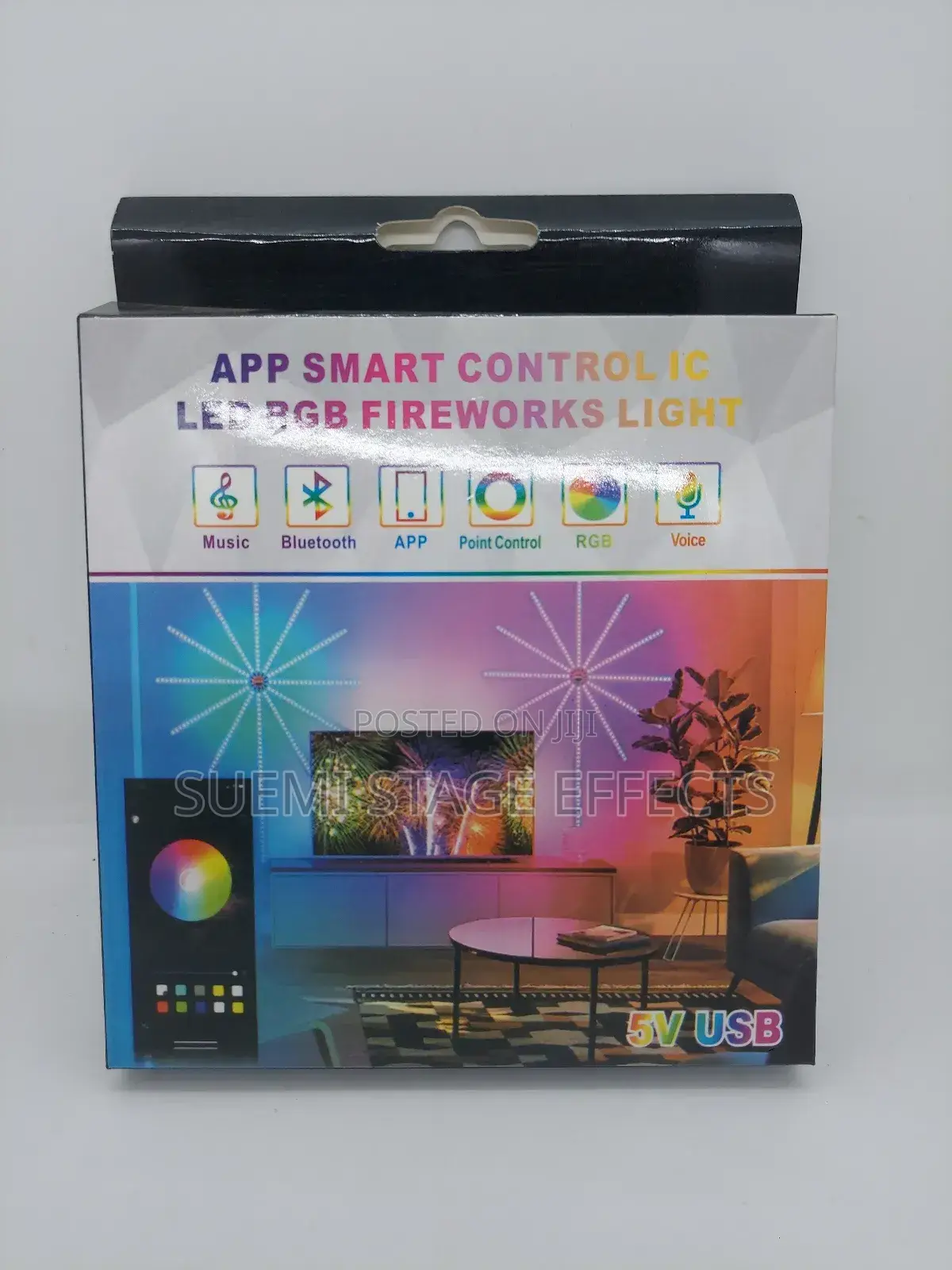 Smart Control LED RGB Fireworks Light for Your Home