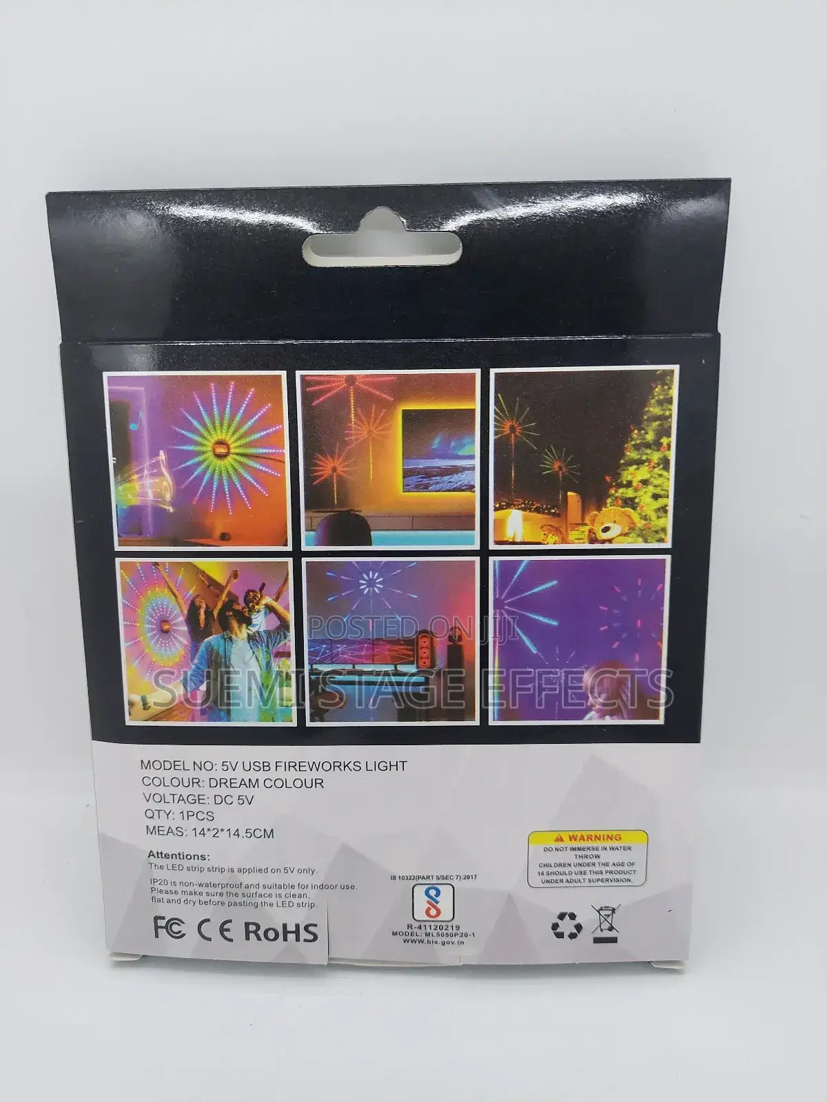 Smart Control LED RGB Fireworks Light for Your Home