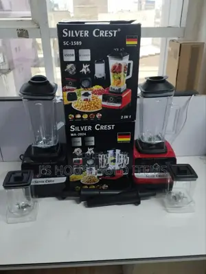 Commercial Blender 2 in 1 Silver Crest Blender