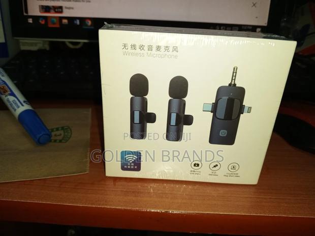 Mini 2 Lapel Wireless Microphones, 3 in 1for iPhone-android - thumbnail 2