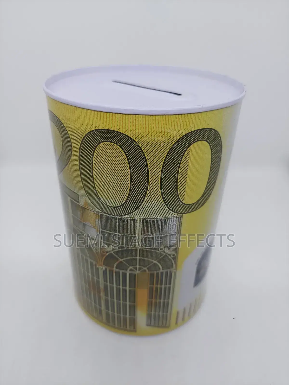 Currency-Themed Piggy Bank With 200 Euro Note Design