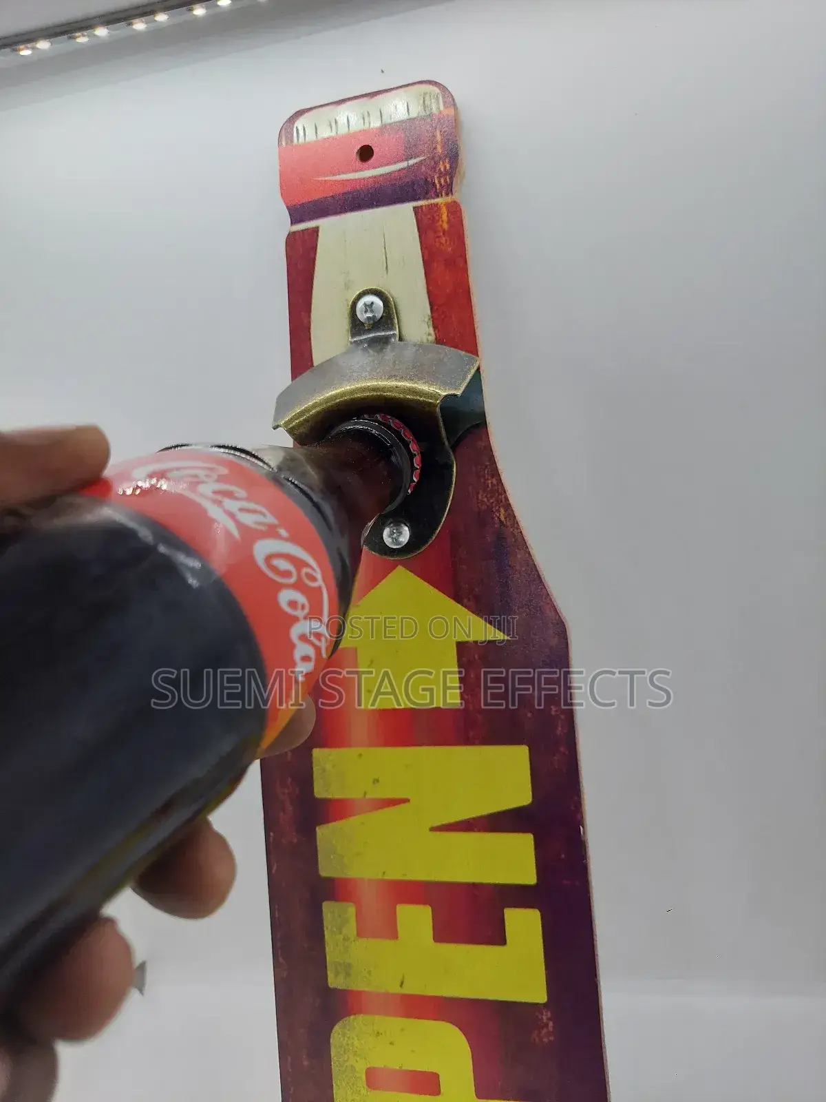 Rustic Wall-Mounted Wooden Bottle Opener – Stylish