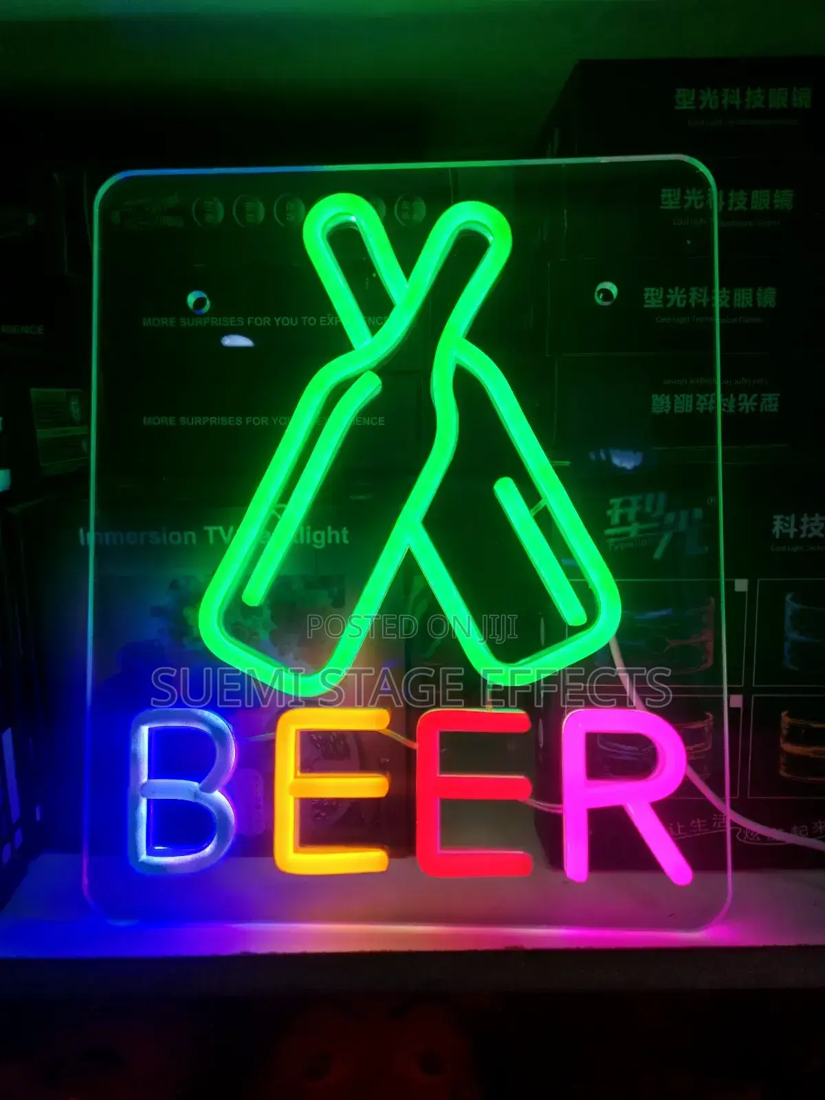 Acrylic LED Beer Sign – Perfect Light-Up Décor for Space