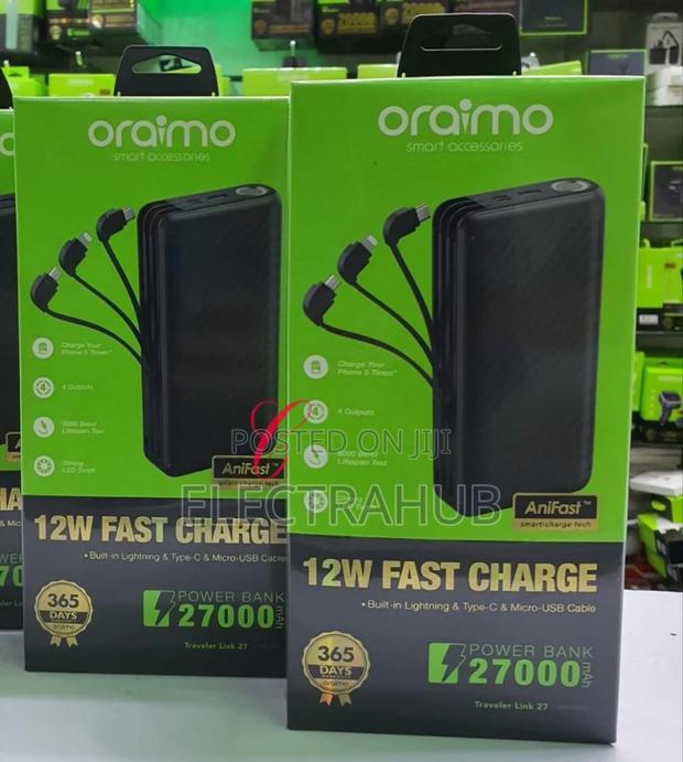 Oraimo Traveler Link 27,000mah 12W Power Bank
