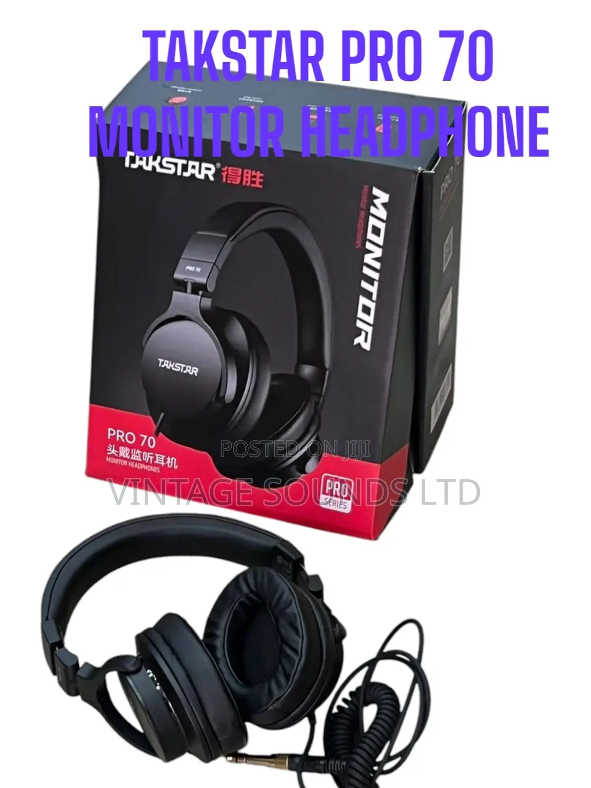 Takstar PRO 70 STUDIO DJ Professional Monitor Headphone