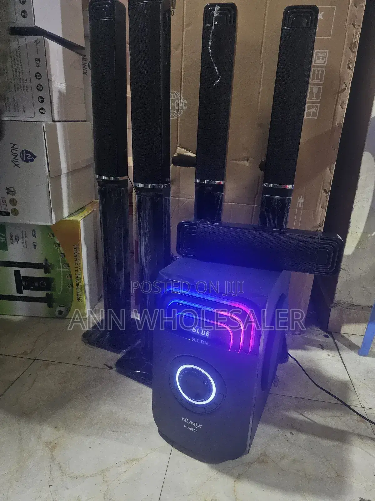 Nunix 5.1 Hometheatre System 48000watts