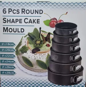 Nonstick 6in1 Cake Mould/Baking Tins Now Available